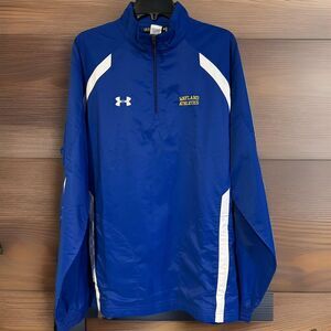 Under Armour Wayland Baptist University Jacket Large Athletics 1/4 Zip Pullover